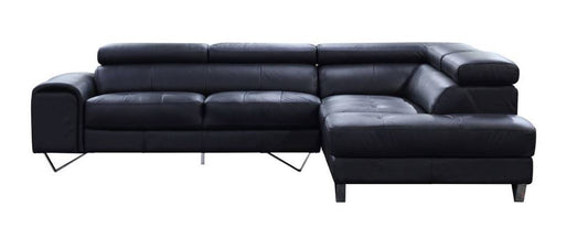Bella Full Leather  Cnr Lounge with Chaise