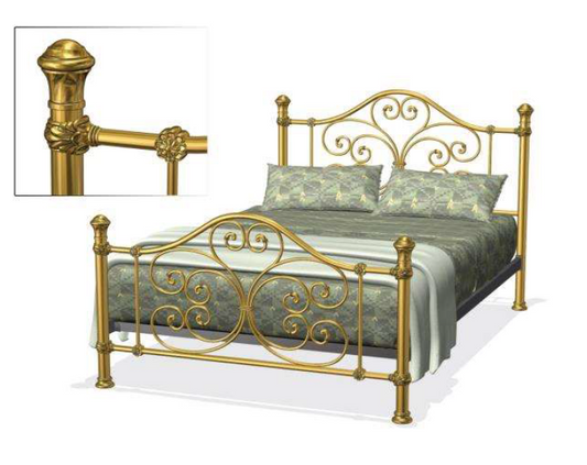 Highgrove King Antique Bronze Bed